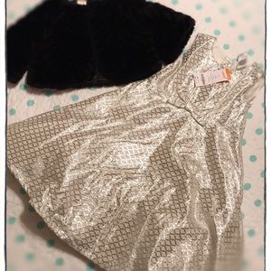 Gymboree Silver Holiday Dress size 5T
